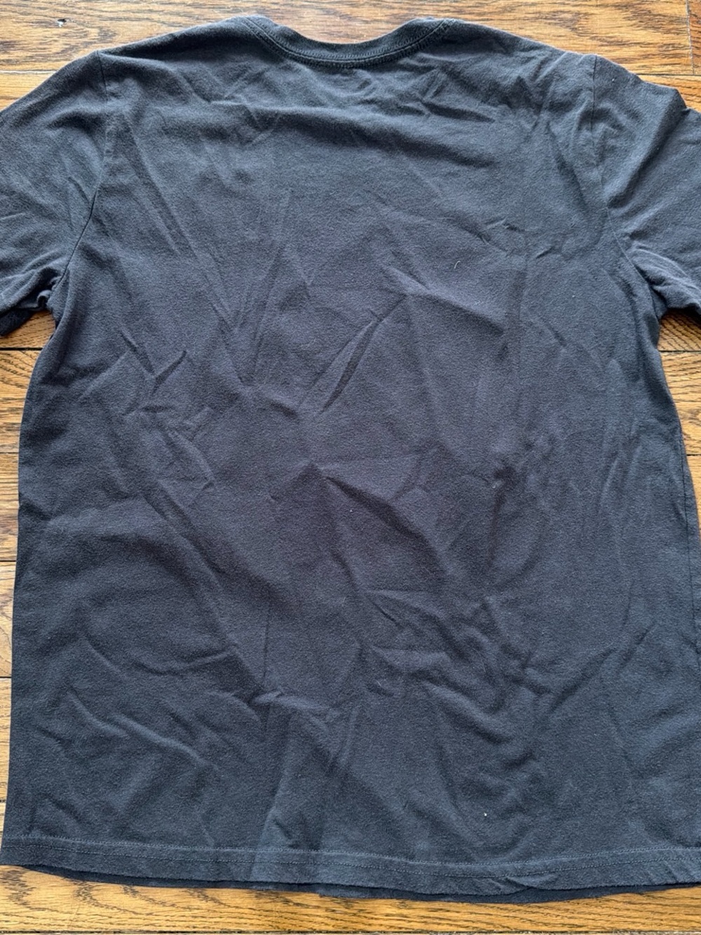 Mighty Fine Black Tee with Rainbow Heart Multi-Kitten Graphic - Picture 3 of 3